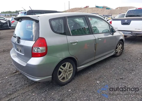 2008 Honda Fit Sport из США, поврежденный, VIN JHMGD38678S016515